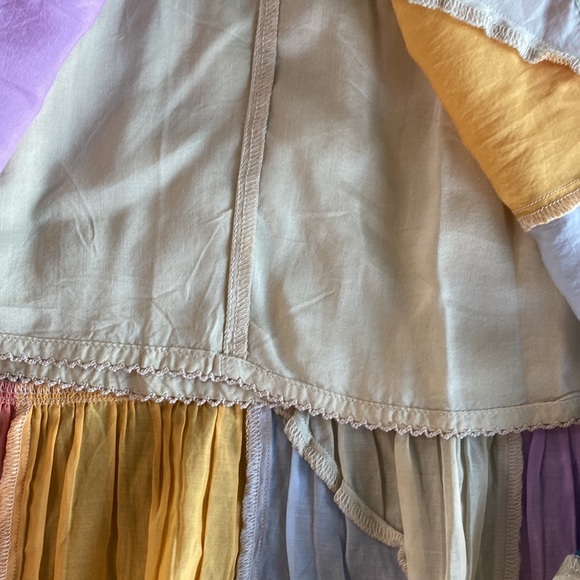 Anthropologie Colorful Patchwork Maxi Skirt - Picture 5 of 7